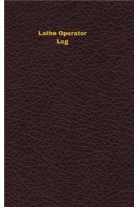 Lathe Operator Log