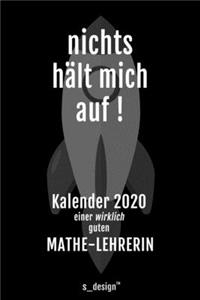 Kalender 2020 für Mathe-Lehrer / Mathe-Lehrerin