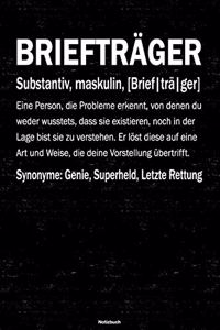 Briefträger Notizbuch