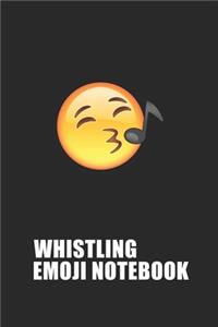 Whistling Emoji Emoticons Notebook Emoji Notebook, Blank Composition Book, Emoji Notebooks for Girls/Boys, Emoji School Supplies Notebook for School / Teacher / Office / Student