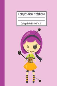 Composition Notebook College Ruled 120p 8