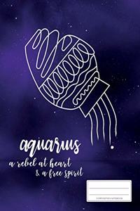 Aquarius Composition Notebook