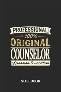 Professional Original Counselor Notebook of Passion and Vocation