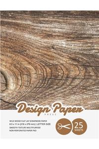 Wild Wood Flat Lay Scrapbook Paper