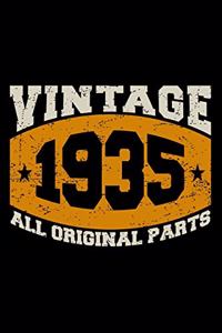 Vintage 1935 All Original Parts