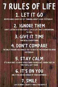 7 Rules Of Life. Happy 14th Birthday!