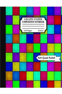 Graph paper composition notebook