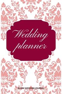 Wedding Planner Small Size Blank Journal-Wedding Planner&To-Do List-5.5