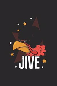Thanksgiving Turkey Face Jive Notebook