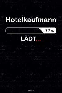 Hotelkaufmann Lädt... Notizbuch