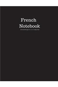 French Notebook 200 sheet/400 pages 8.5 x 11 in.-College Ruled