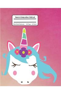 Unicorn Composition Notebook