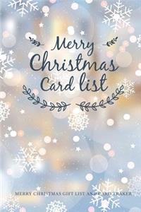 Christmas Card List