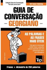 Guia de Conversação Português-Georgiano e mini dicionário 250 palavras