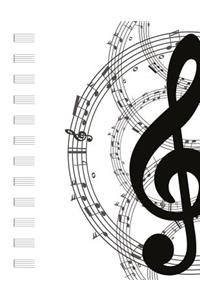 Blank Music Sheets Notebook