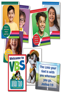 Vacation Bible School (Vbs) 2025 Road Trip Decorating Poster Pack