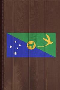 Christmas Island Flag Journal Notebook