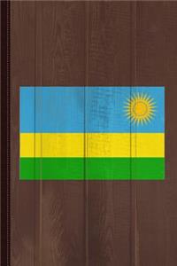 Rwanda Flag Journal Notebook