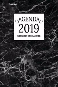 Agenda 2019 Mensuel Et Semainier