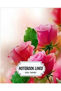 Notebook Lined Roses: Notebook Journal Diary