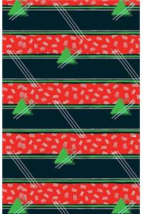 Bullet Journal Abstract Pattern Green Triangles