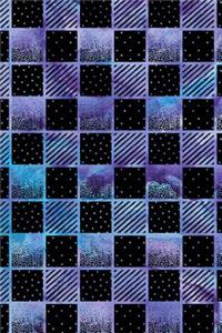 Journal Notebook Squares and Dots Pattern 3
