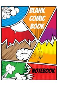 Blank Comic Book Notebook