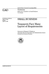 Small Business: Taxpayers Face Many Layers of Requirements