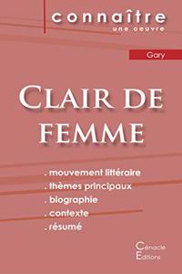 Fiche de lecture Clair de femme de Romain Gary