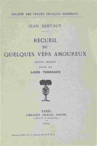 Recueil de Quelques Vers Amoureux