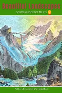 Beautiful Landscapes Coloring Book For Adults