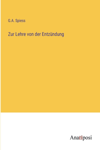 Zur Lehre von der Entzündung