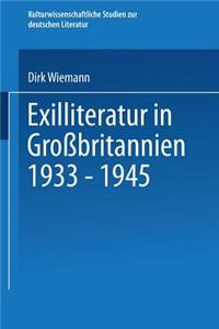 Exilliteratur in Großbritannien 1933 - 1945