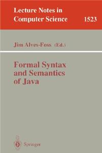 Formal Syntax and Semantics of Java