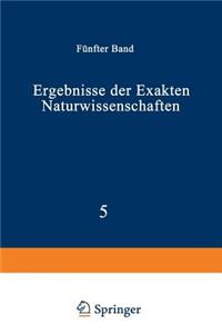 Ergebnisse Der Exakten Naturwissenschaften