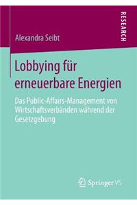 Lobbying für erneuerbare Energien