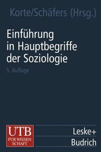 Einfuhrung in Hauptbegriffe Der Soziologie