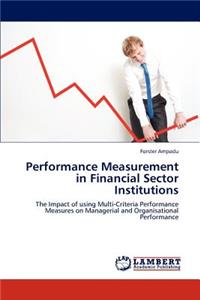 Performance Measurement in Financial Sector Institutions