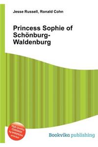 Princess Sophie of Schonburg-Waldenburg