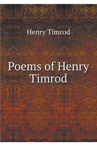 Poems of Henry Timrod