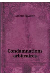 Condamnations Arbitraires