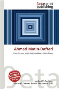 Ahmad Matin-Daftari