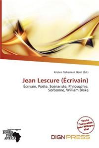 Jean Lescure ( Crivain)