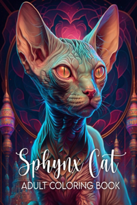 Sphynx Cats Adult Coloring Book