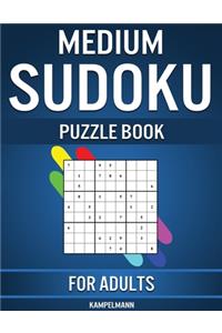 Medium Sudoku Puzzles Book for Adults