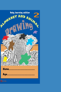 Baby learning edition 2 Alphabet and Animal Drawing