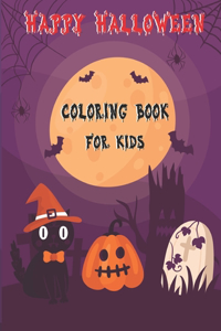Happy Halloween Coloring Book for Kids