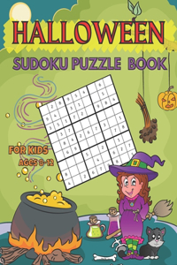 Halloween Sudoku Puzzle Book for Kids Ages 8 -12