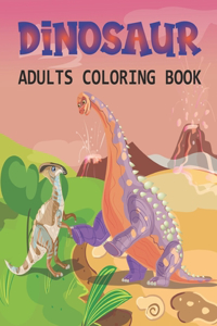 Dinosaur Adults Coloring Book