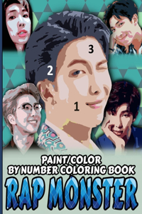 Rap Monster Color/Paint by Number Coloring Book